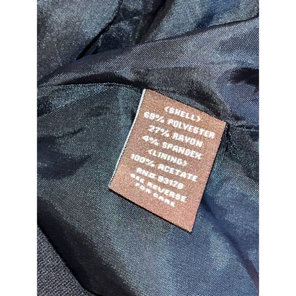 NWT Adrienne Vittadini Black Long Sleeve Zippered Pockets Women's Jacket Size L - Picture 11 of 11